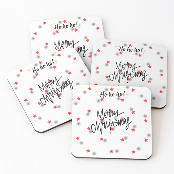 Item preview, Christmas Lettering with Red Stars designed and sold by Natalia Aaa.