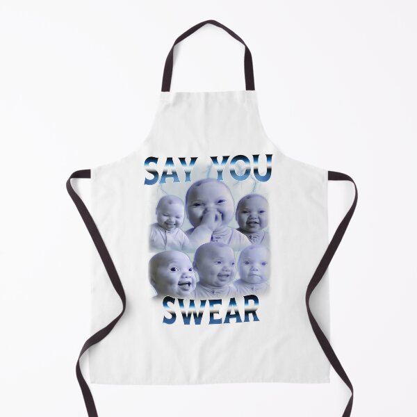 Item preview, Say You Swear Funny AI Baby designed and sold by Han1986.