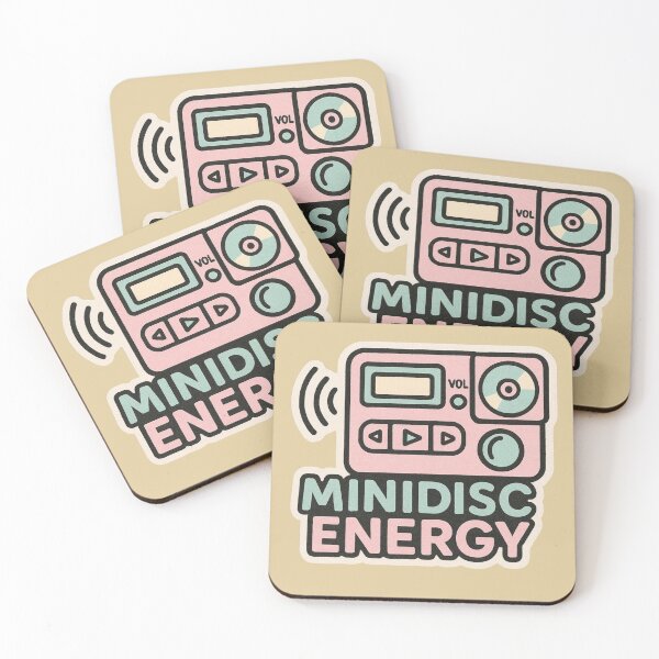 Item preview, Minidisc Energy Sticker – Retro Portable Audio Player Aesthetic designed and sold by |TRSSHOP|.