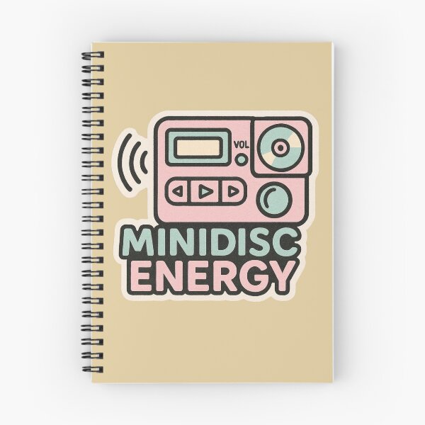 Item preview, Minidisc Energy Sticker – Retro Portable Audio Player Aesthetic designed and sold by |TRSSHOP|.