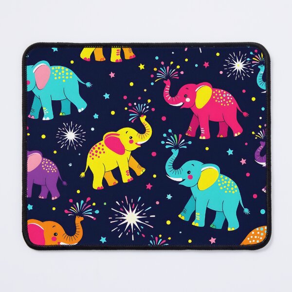 Item preview, ELEPHANTS TOSSING CONFETTI designed and sold by KISHNAY-FASHION.