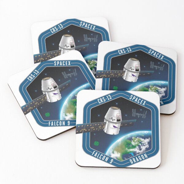 Item preview, SpaceX CRS-13 Dragon Resupply Mission Patch designed and sold by CharlieDesings.