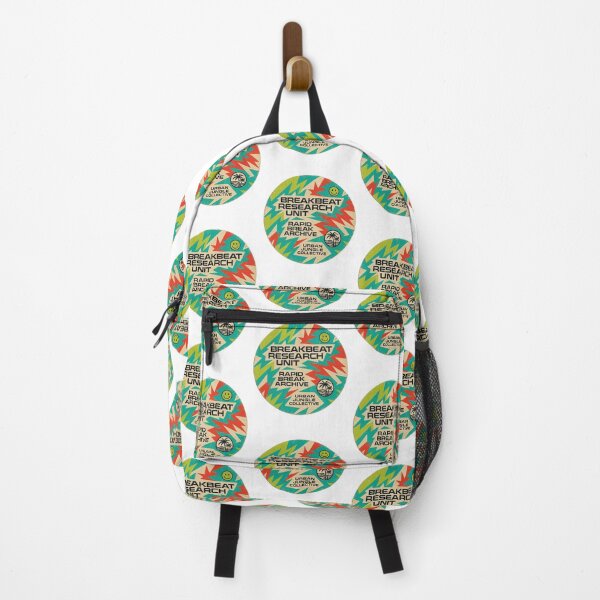 Item preview, Breakbeat Research Unit Sticker – Colorful Jungle Breaks Archive Logo designed and sold by |TRSSHOP|.
