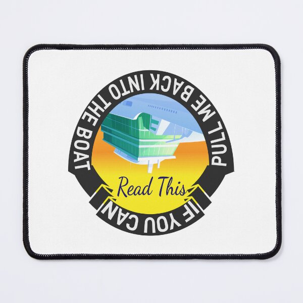 Item preview, Funny Boat Quote – "If You Can Read This Pull Me Back on the Boat" – Fisherman & Sailor Gift designed and sold by karibov.
