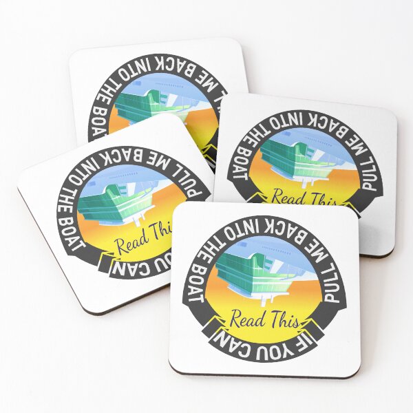 Item preview, Funny Boat Quote – "If You Can Read This Pull Me Back on the Boat" – Fisherman & Sailor Gift designed and sold by karibov.