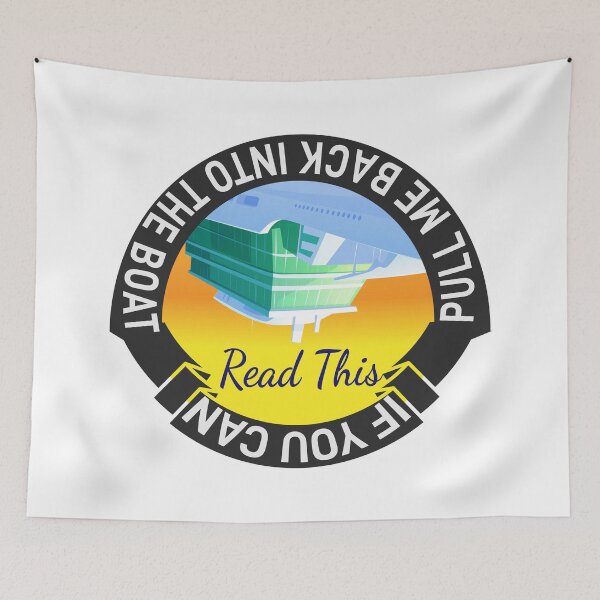 Item preview, Funny Boat Quote – "If You Can Read This Pull Me Back on the Boat" – Fisherman & Sailor Gift designed and sold by karibov.