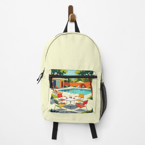 Item preview, Midcentury Poolside Scene designed and sold by Finding Fortuity.