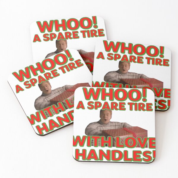 Item preview, Whoo! A Spare Tire with Love Handles - Retro Christmas Commercial designed and sold by vossfish.