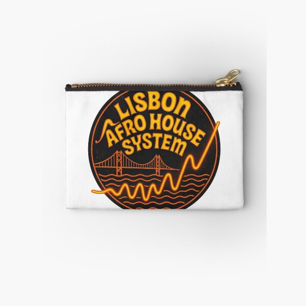 Item preview, Lisbon Afro House System Sticker – Warm Orange Rhythmic Music Emblem designed and sold by |TRSSHOP|.
