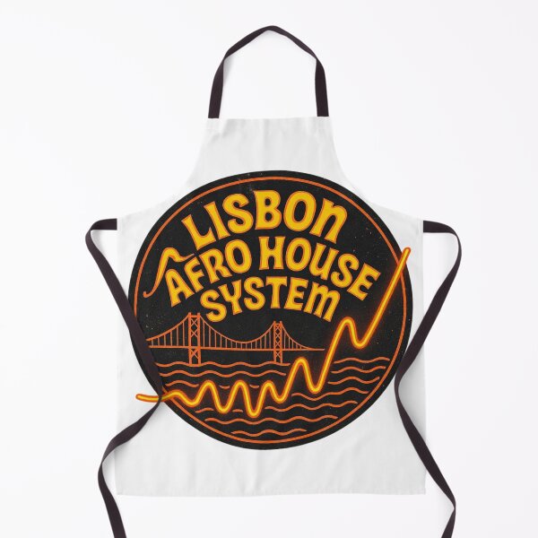 Item preview, Lisbon Afro House System Sticker – Warm Orange Rhythmic Music Emblem designed and sold by |TRSSHOP|.