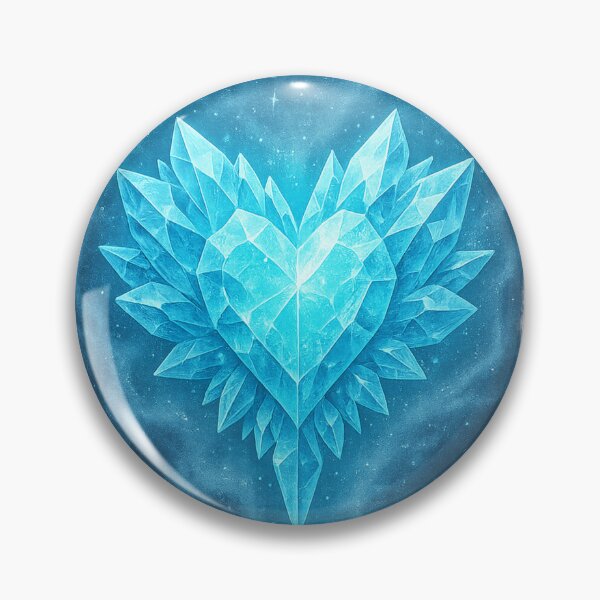 Item preview, Frozen Crystal Heart – Ice Glow Edition designed and sold by SarahsSZN.