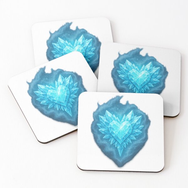 Item preview, Frozen Crystal Heart – Ice Glow Edition designed and sold by SarahsSZN.