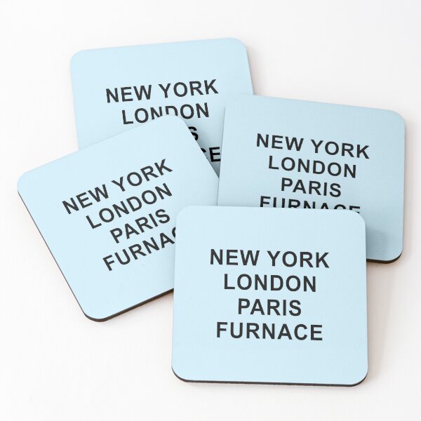 Item preview, New York, London, Paris, Furnace designed and sold by Jeallan Designs.