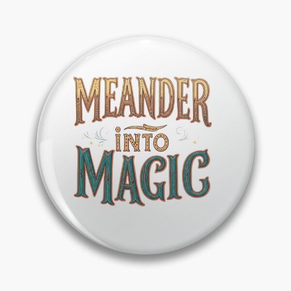 Item preview, Meander Into Magic – Whimsical Typography Art designed and sold by BABUSHOP5.