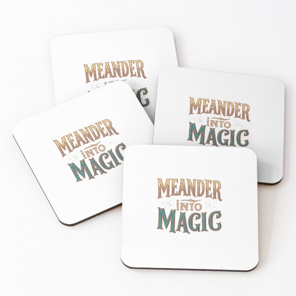 Item preview, Meander Into Magic – Whimsical Typography Art designed and sold by BABUSHOP5.