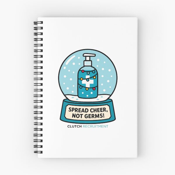 Item preview, Spread Cheer, Not Germs Snowglobe designed and sold by clutchREC.