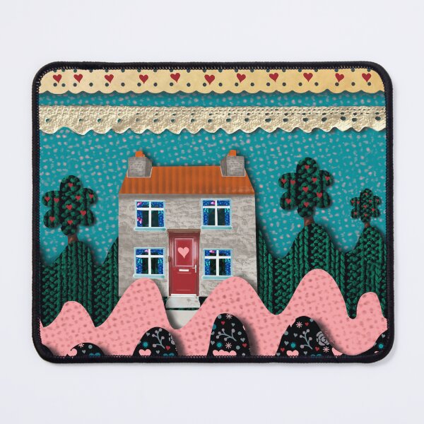 Item preview, The Little Whimsical Cozy Cottage 2d designed and sold by Printfantasia .