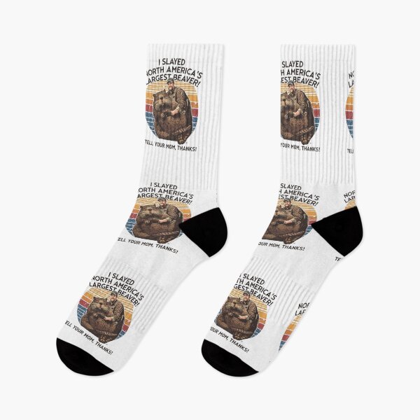 Item preview, Slaying the biggest beaver, tell your mom thanks! designed and sold by NicMacTees.