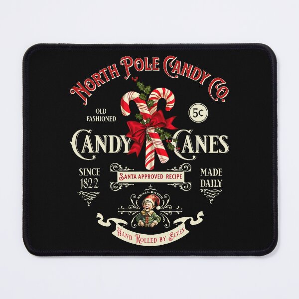 Item preview, Old Fashioned North Pole Candy Canes Label designed and sold by khdmalakarak.
