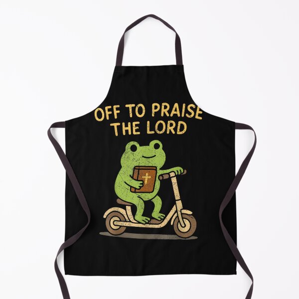 Item preview, Off To Praise The Lord Frog Riding Scooter designed and sold by khdmalakarak.