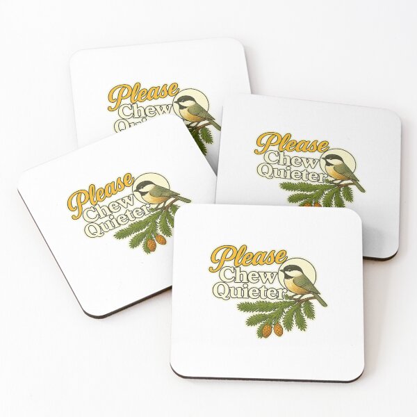 Item preview, Please Chew Quieter Bird Nature Pine  designed and sold by khdmalakarak.