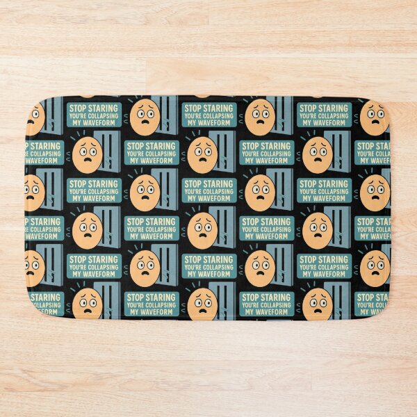 Item preview, Quantum Waveform Humor Funny Physics Design designed and sold by TeeTimeTreasure.