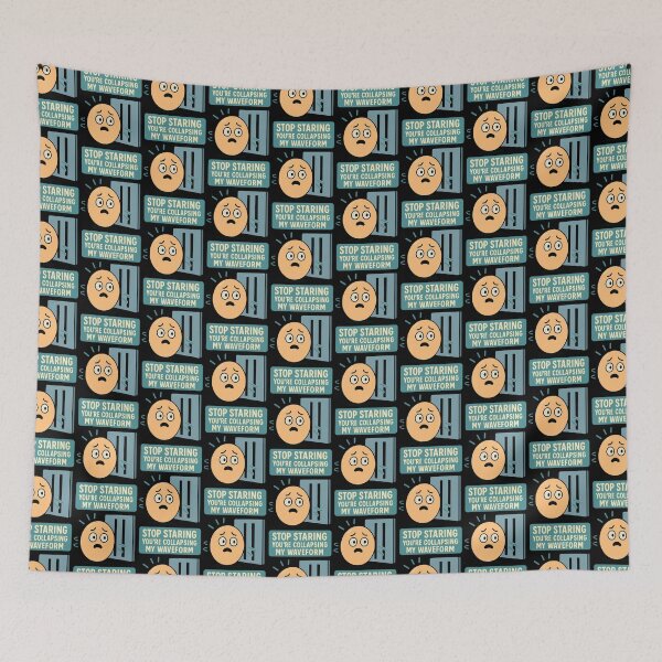 Item preview, Quantum Waveform Humor Funny Physics Design designed and sold by TeeTimeTreasure.