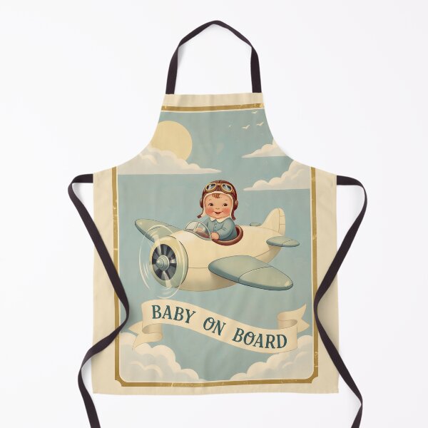 Item preview, Ilustración vintage unisex de embarazo con bebé a bordo en coche designed and sold by mnkna.
