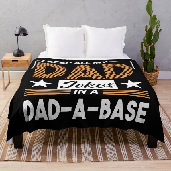 Item preview, Funny Dad Joke Quote – "I Keep All My Dad Jokes in a Dad-A-Base" – Gift Idea for Fathers designed and sold by karibov.
