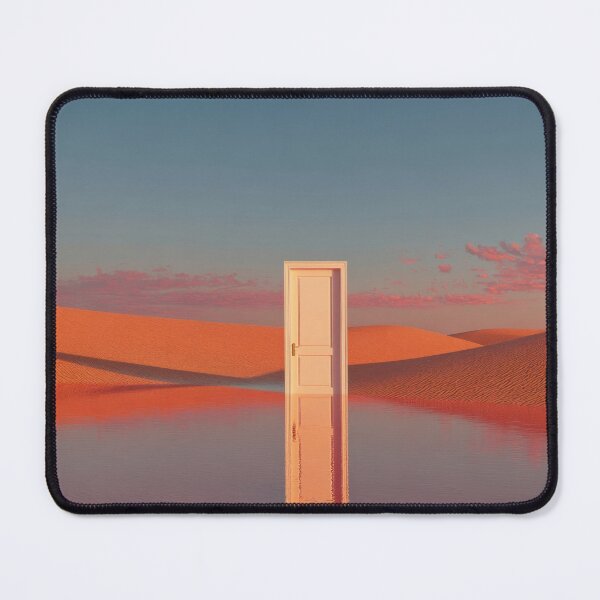 Item preview, Mysterious door in desert landscape designed and sold by anytka.