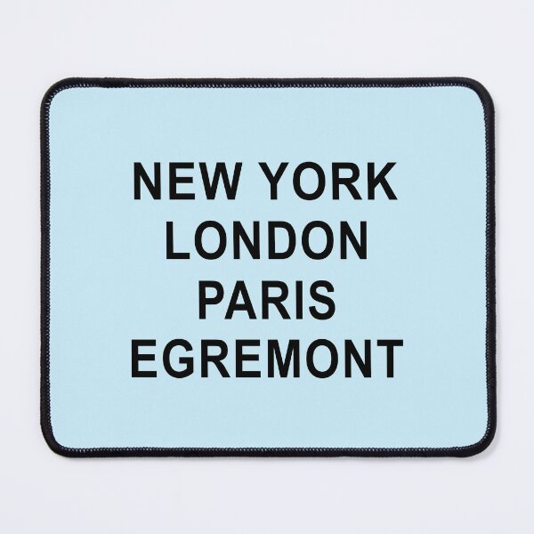 Artikelvorschau, New York, London, Paris, Egremont entworfen und verkauft von Jeallan Designs.
