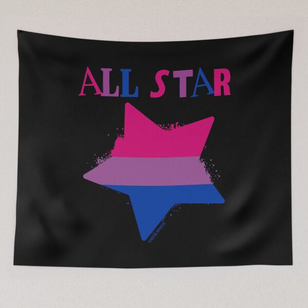 Item preview, All Star - Bisexual Design designed and sold by outandworn.