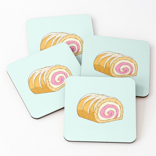 Item preview, Strawberry Swirl Roll Cake designed and sold by sakurashorty.