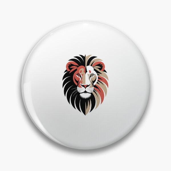 Item preview, Geometric Lion Art Deco Print designed and sold by Selirnoop.