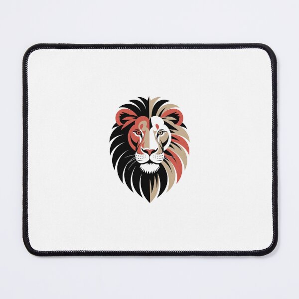 Item preview, Geometric Lion Art Deco Print designed and sold by Selirnoop.