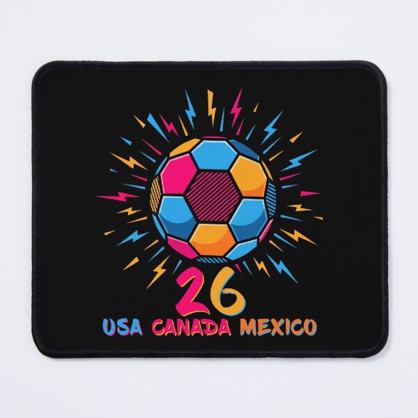 Item preview, 2026 Colorful Soccer Ball USA Canada Mexico 26 designed and sold by ArtsMichalShop.