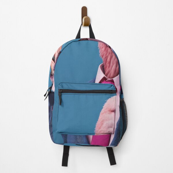 Item preview, Flamingo in a blue jacket and tie designed and sold by anytka.
