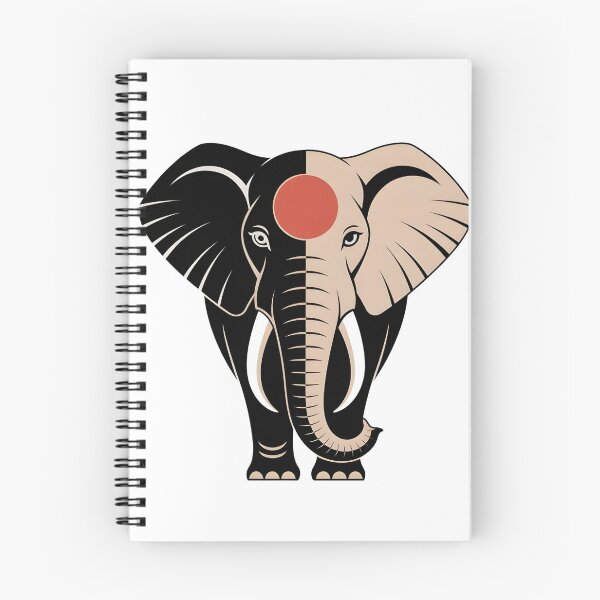 Item preview, Geometric Elephant Art Deco Print designed and sold by Selirnoop.