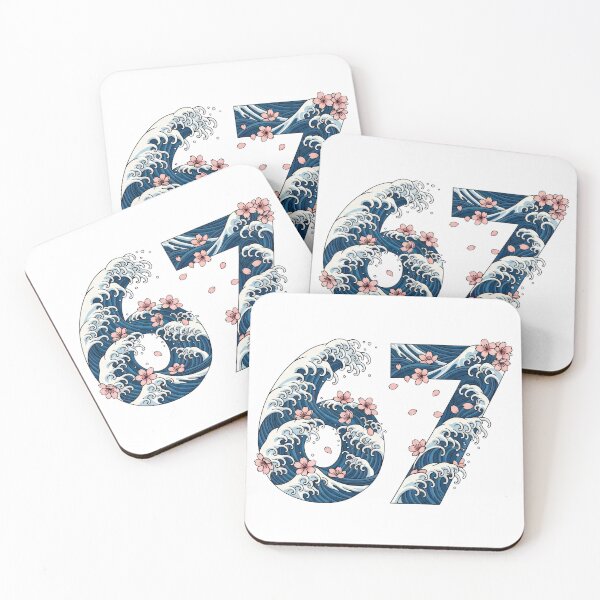 Item preview, Japanese Waves and Sakura 67 Meme Girl designed and sold by ArtsMichalShop.