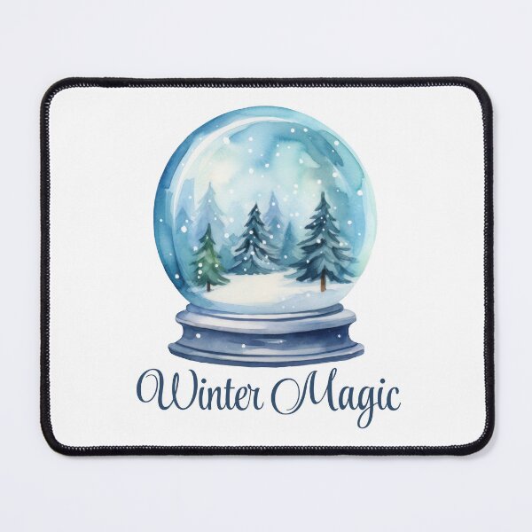 Item preview, Winter Magic Christmas Snow Globe designed and sold by Inkworksbyshery.