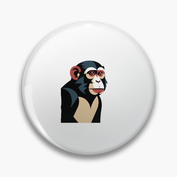 Item preview, Geometric Monkey Art Deco Print designed and sold by Selirnoop.
