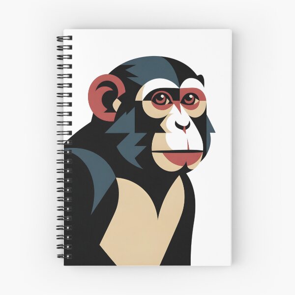 Item preview, Geometric Monkey Art Deco Print designed and sold by Selirnoop.