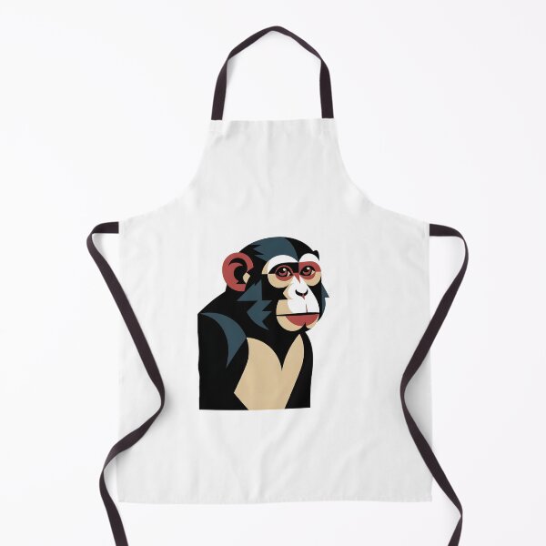 Item preview, Geometric Monkey Art Deco Print designed and sold by Selirnoop.