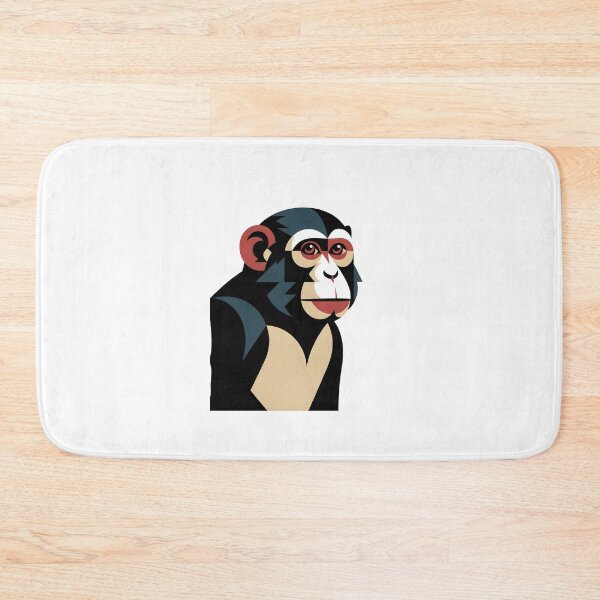 Item preview, Geometric Monkey Art Deco Print designed and sold by Selirnoop.