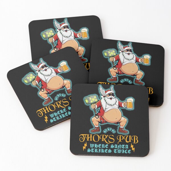 Item preview, Thor's Pub – Where Santa Strikes Twice designed and sold by ArtsMichalShop.