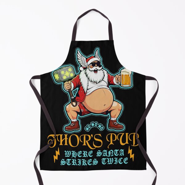 Item preview, Thor's Pub – Where Santa Strikes Twice designed and sold by ArtsMichalShop.