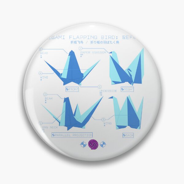 Item preview, Origami bird annotated designed and sold by m-yoga-store.