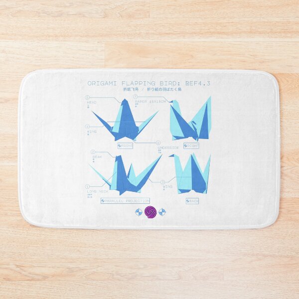 Item preview, Origami bird annotated designed and sold by m-yoga-store.