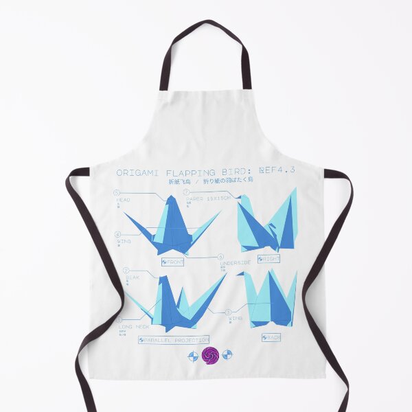 Item preview, Origami bird annotated designed and sold by Whimsy Trail Co.