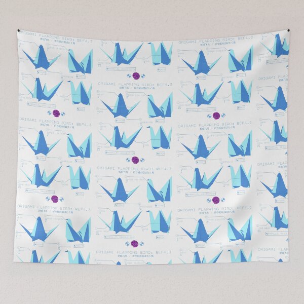 Item preview, Origami bird annotated designed and sold by m-yoga-store.